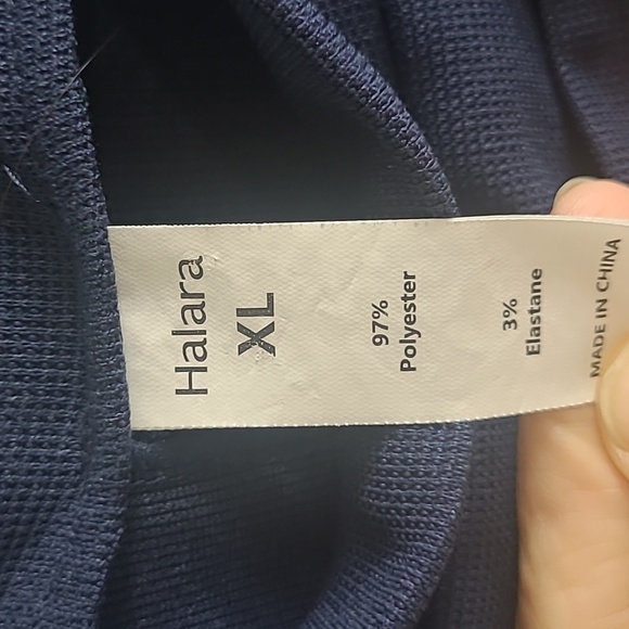 HALARA Navy Blue Knit Jump Suit Size XL - Picture 5 of 10